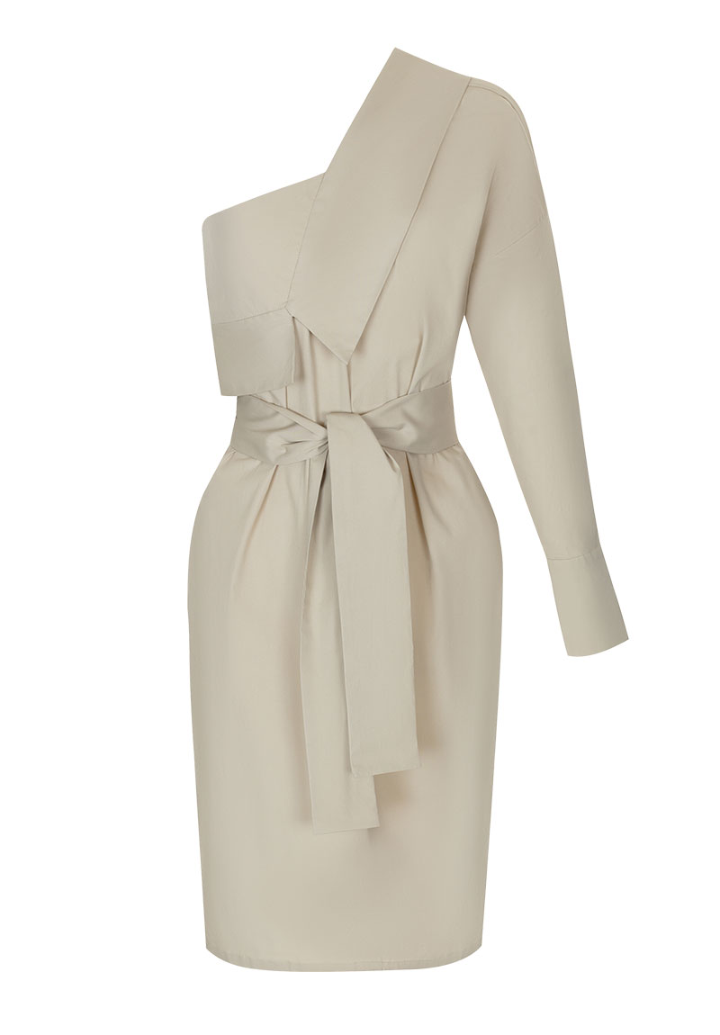 Beige Dress